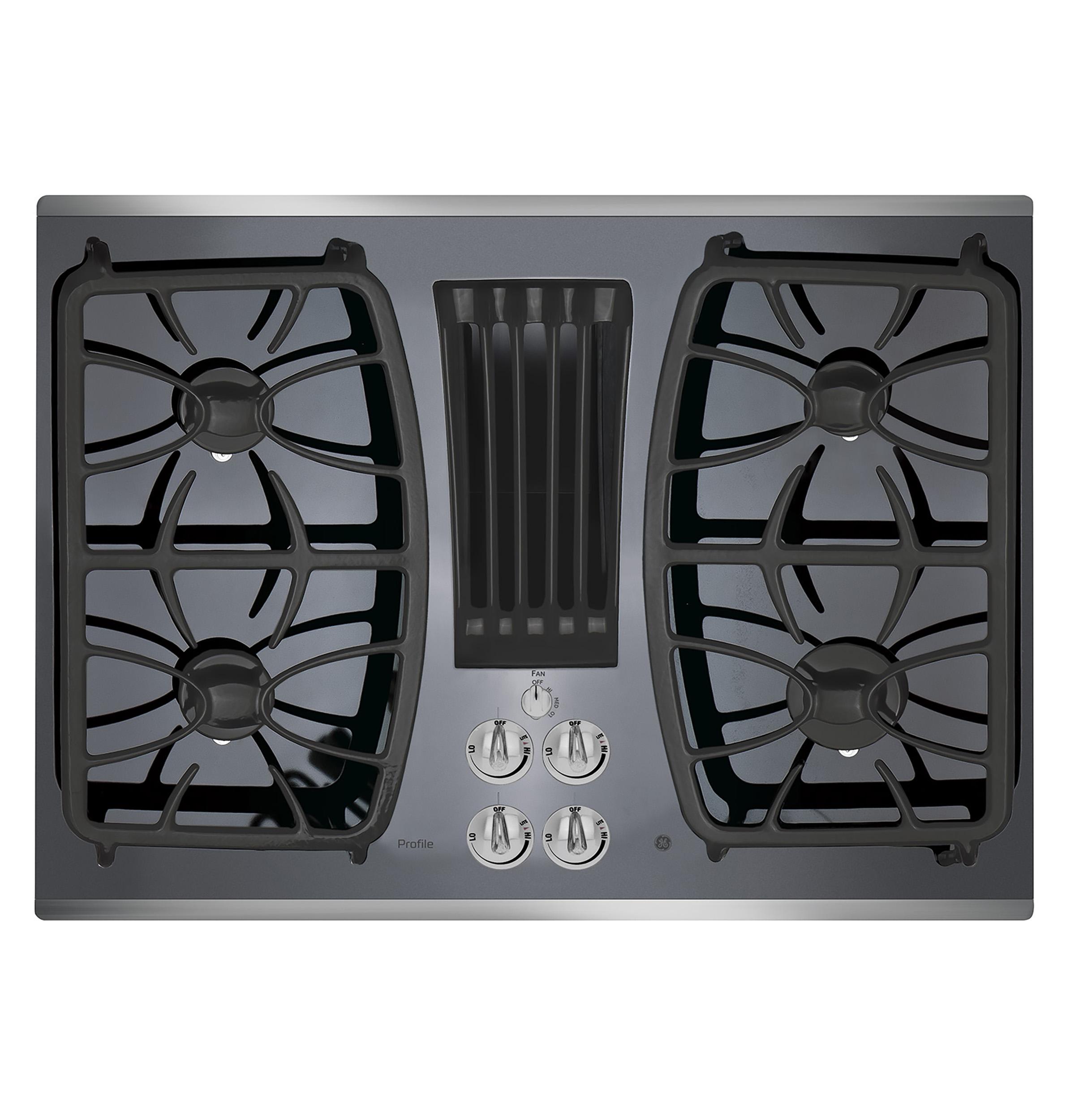 PGP9830SRSS GE Profile™ 30" Built-In Gas Downdraft Cooktop