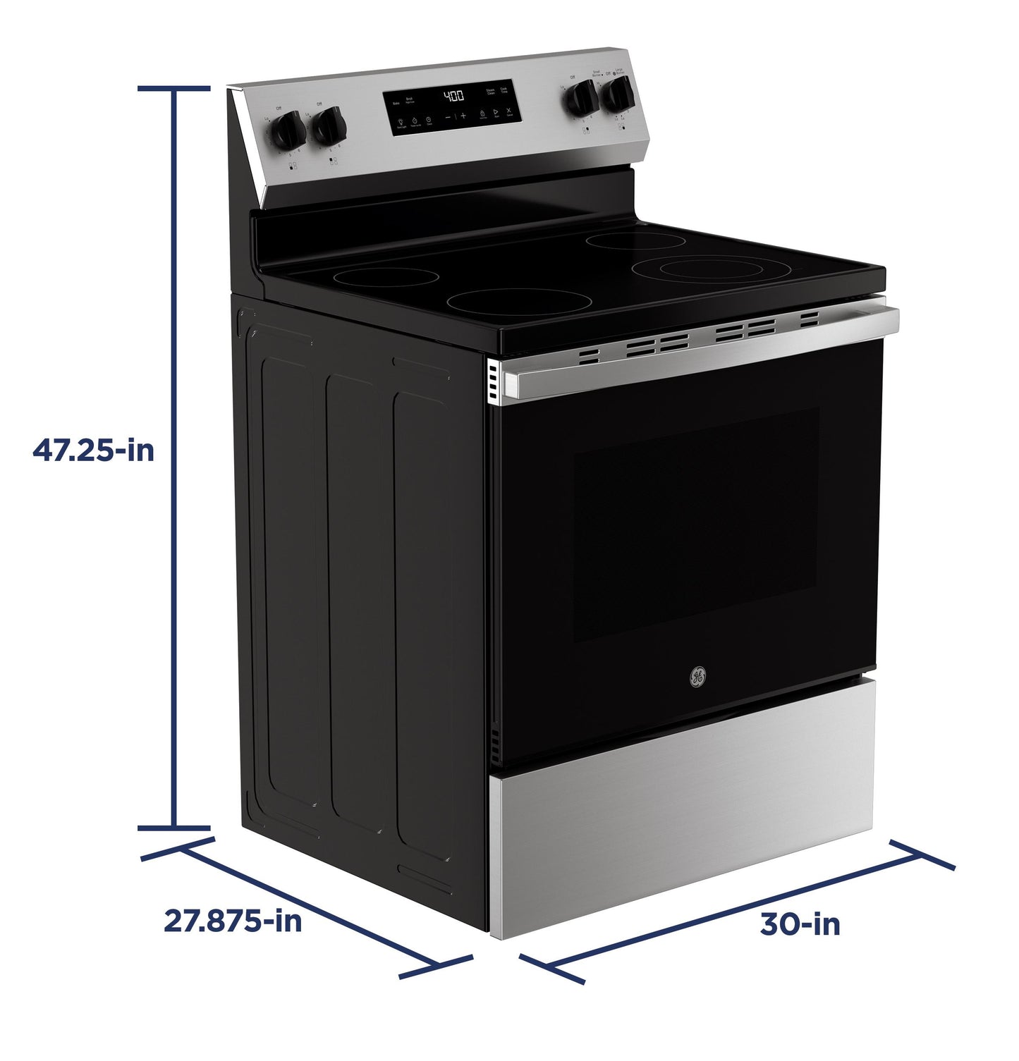 GRF400SVSS GE® ENERGY STAR® 30" Free-Standing Electric Range
