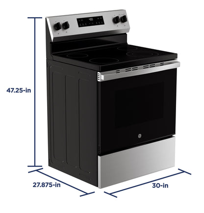 GRF400SVSS GE® ENERGY STAR® 30" Free-Standing Electric Range
