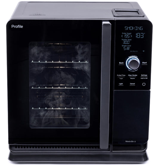 P9SBAAS6VBB GE Profile™ Smart Indoor Pellet Smoker