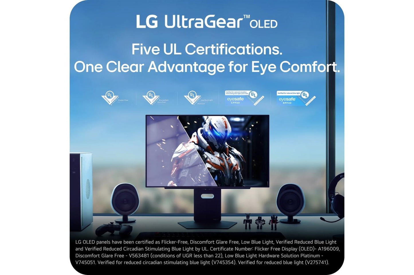 Lg 27GX700AB 27 Inch UltraGear™ OLED QHD 280Hz 0.03ms G-Sync® Compatible Gaming Monitor