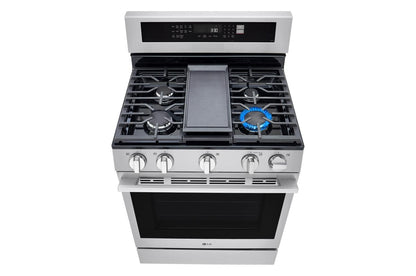 Lg LRGN6325X 6.3 cu. ft. Smart Wi-Fi Enabled Probake Convection® Gas Range with Air Fry & EasyClean®