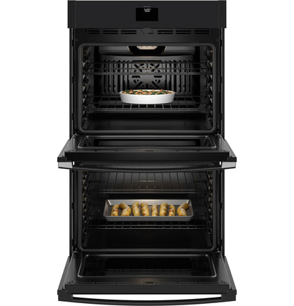 JTD5000DVBB GE® 30" Smart Built-In Self-Clean Convection Double Wall Oven with No Preheat Air Fry