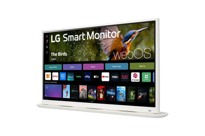 Lg 32SR70UW 32 Inch 4K UHD IPS Smart Monitor with webOS and Curved Base Design