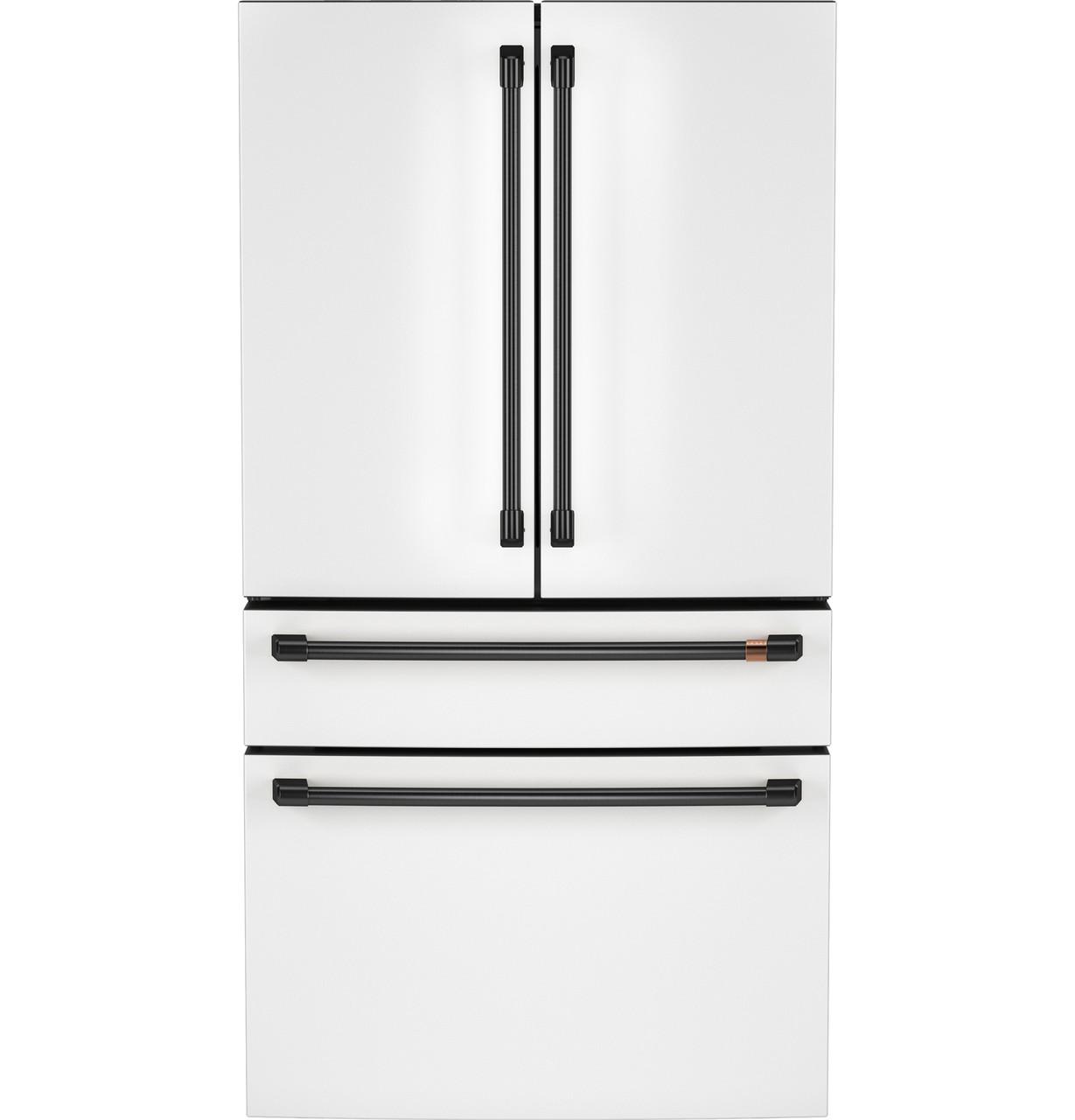 Cafe CGE29DP4TW2 Caf(eback)™ ENERGY STAR® 28.7 Cu. Ft. Smart 4-Door French-Door Refrigerator With Dual-Dispense AutoFill Pitcher