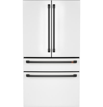 Cafe CGE29DP4TW2 CAF(EBACK)™ ENERGY STAR® 28.7 Cu. Ft. Smart 4-Door French-Door Refrigerator With Dual-Dispense AutoFill Pitcher