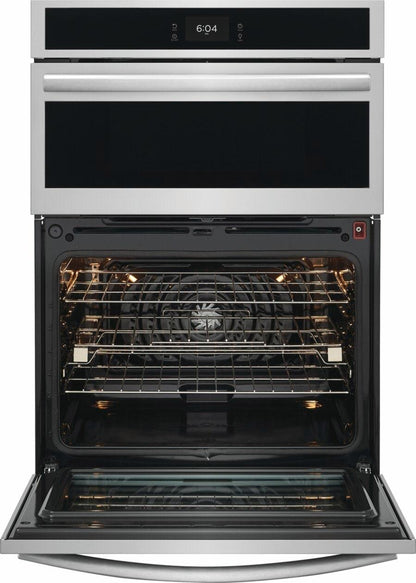 Frigidaire GCWM3070AF 30" Electric Wall Oven and Microwave Combination with Stone-Baked Pizza