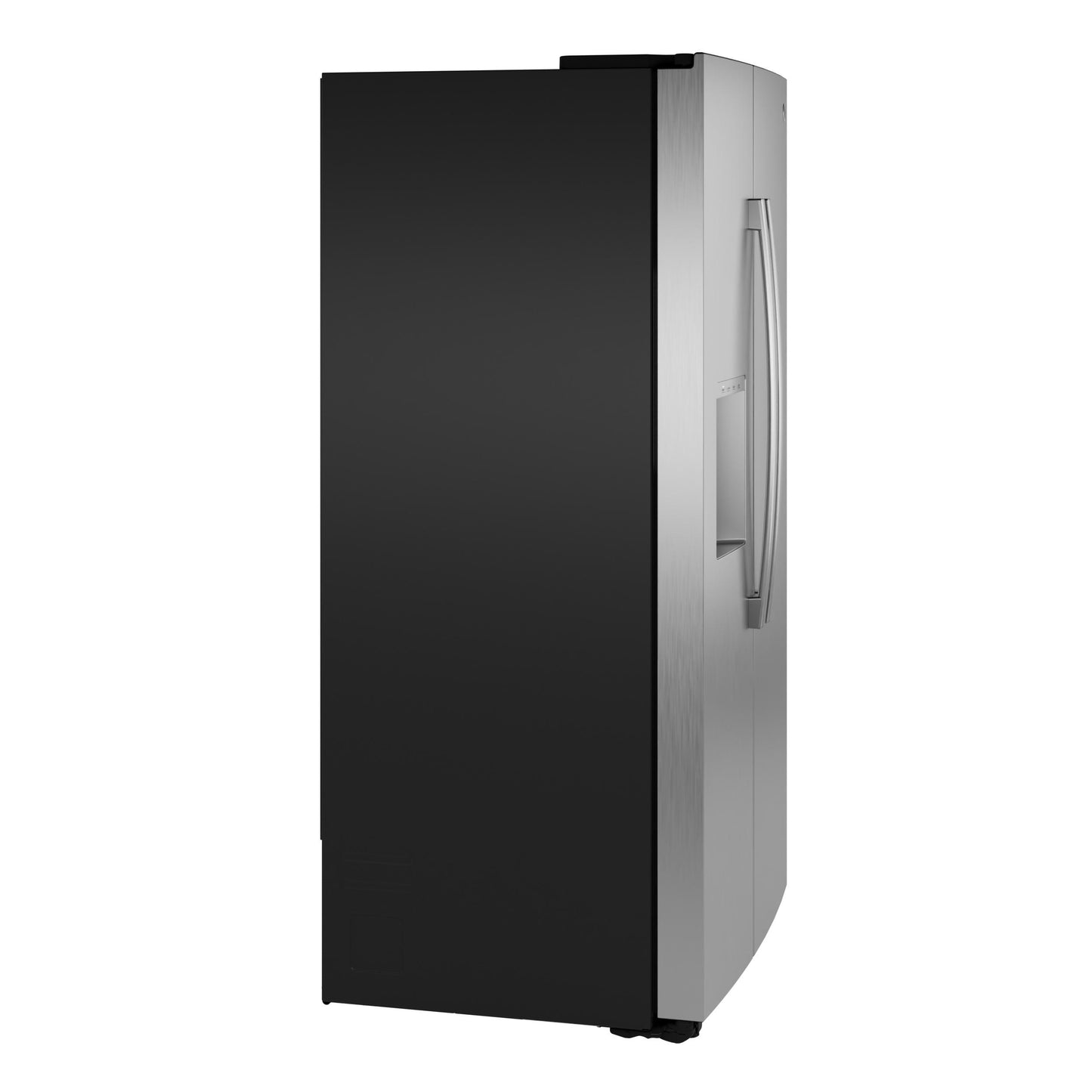 GZS24PYYFS GE® 23.5 Cu. Ft. Counter-Depth Side-By-Side Refrigerator with LED Light Walls and Extra Tall Dispenser