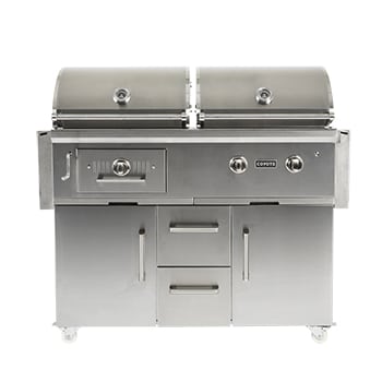 30" Flat Top Grill Cart