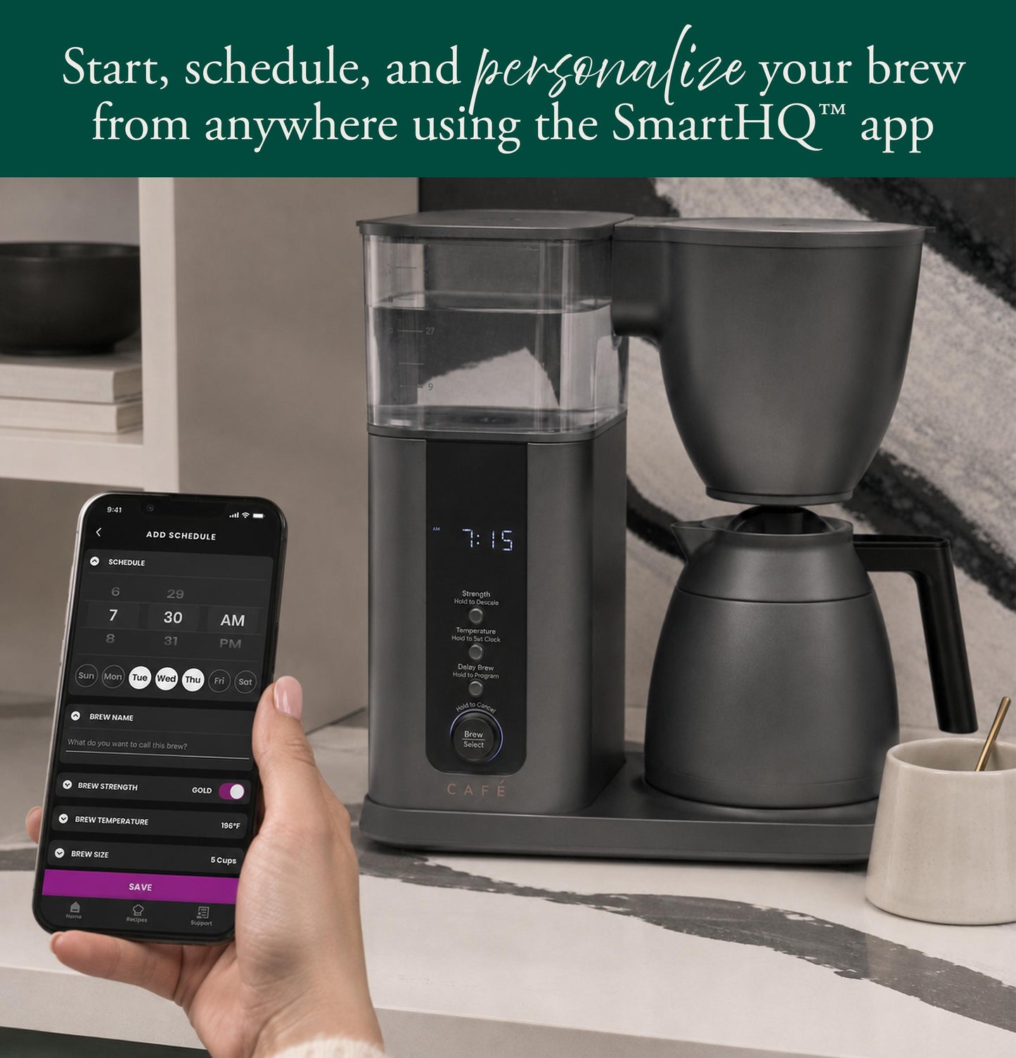 Cafe C7DTB11ZD5 CAF(EBACK)™ Specialty Drip Coffee Maker
