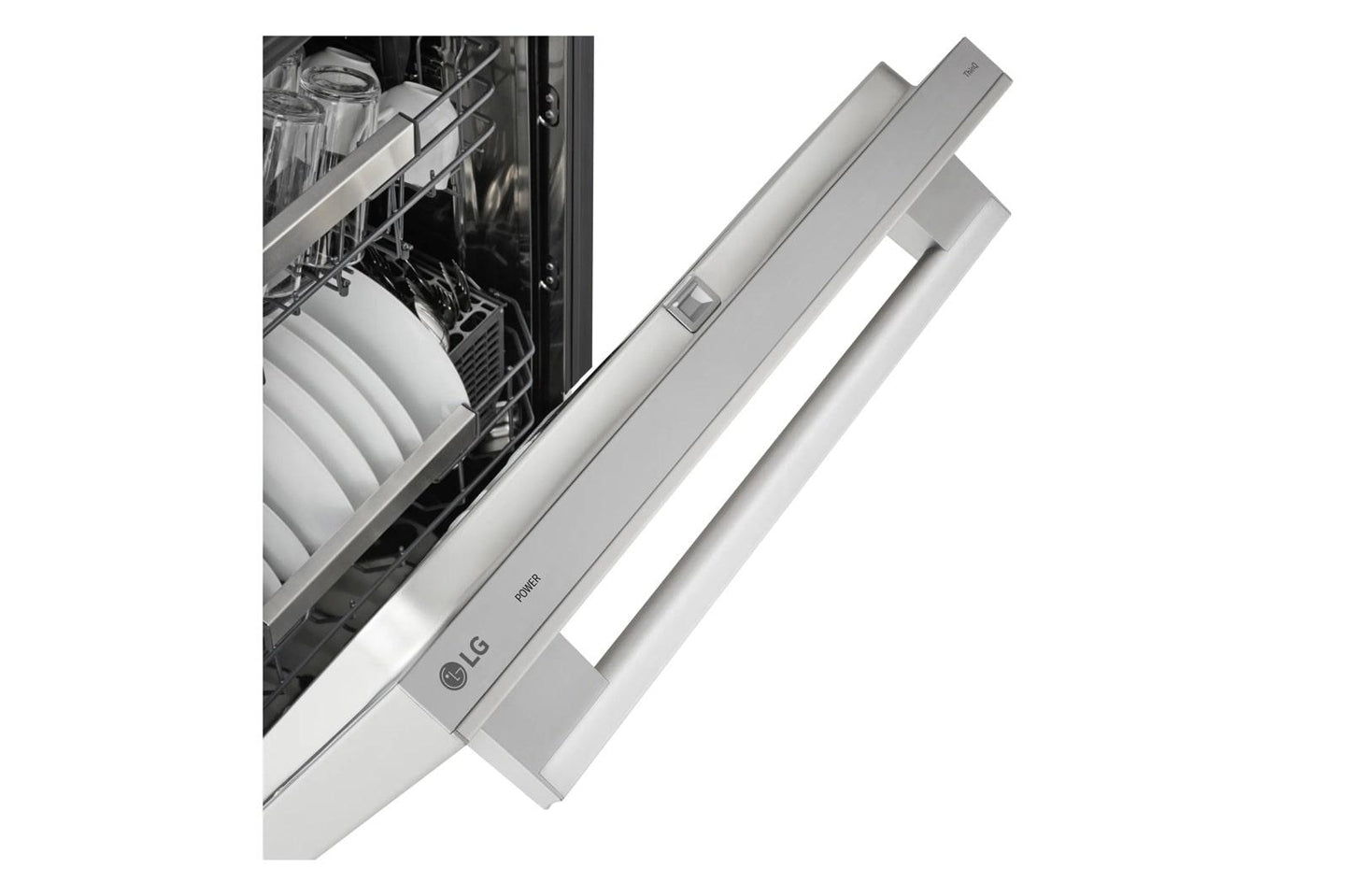 Lg LDNTH862S Smart Hidden Top Control Dishwasher with 1-Hour Wash & Dry, QuadWash® Pro, TrueSteam® and Dynamic Heat Dry™ w/AutoVent Dry™