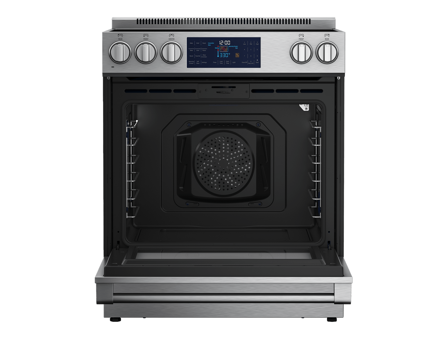 Beko SLER30432SS 30" Stainless Steel Slide-In Electric Range