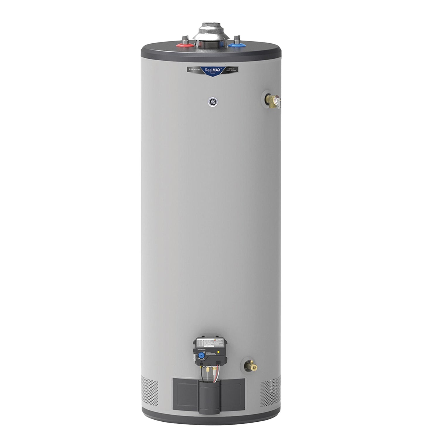 GP50T10BXR GE RealMAX Premium 50-Gallon Tall Liquid Propane Atmospheric Water Heater