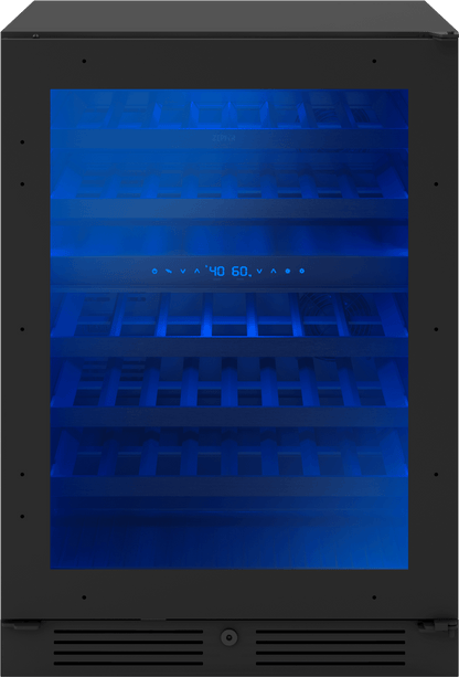 Zephyr PRW24C02CPG Presrv Wine Cooler, 24in UC, Panel Ready+Gls, 2Z