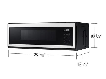 Samsung ME11CB751012 Bespoke Slim Over-the-Range Microwave Ceramic Enamel Interior  Wi-Fi  1.1 cu.ft.