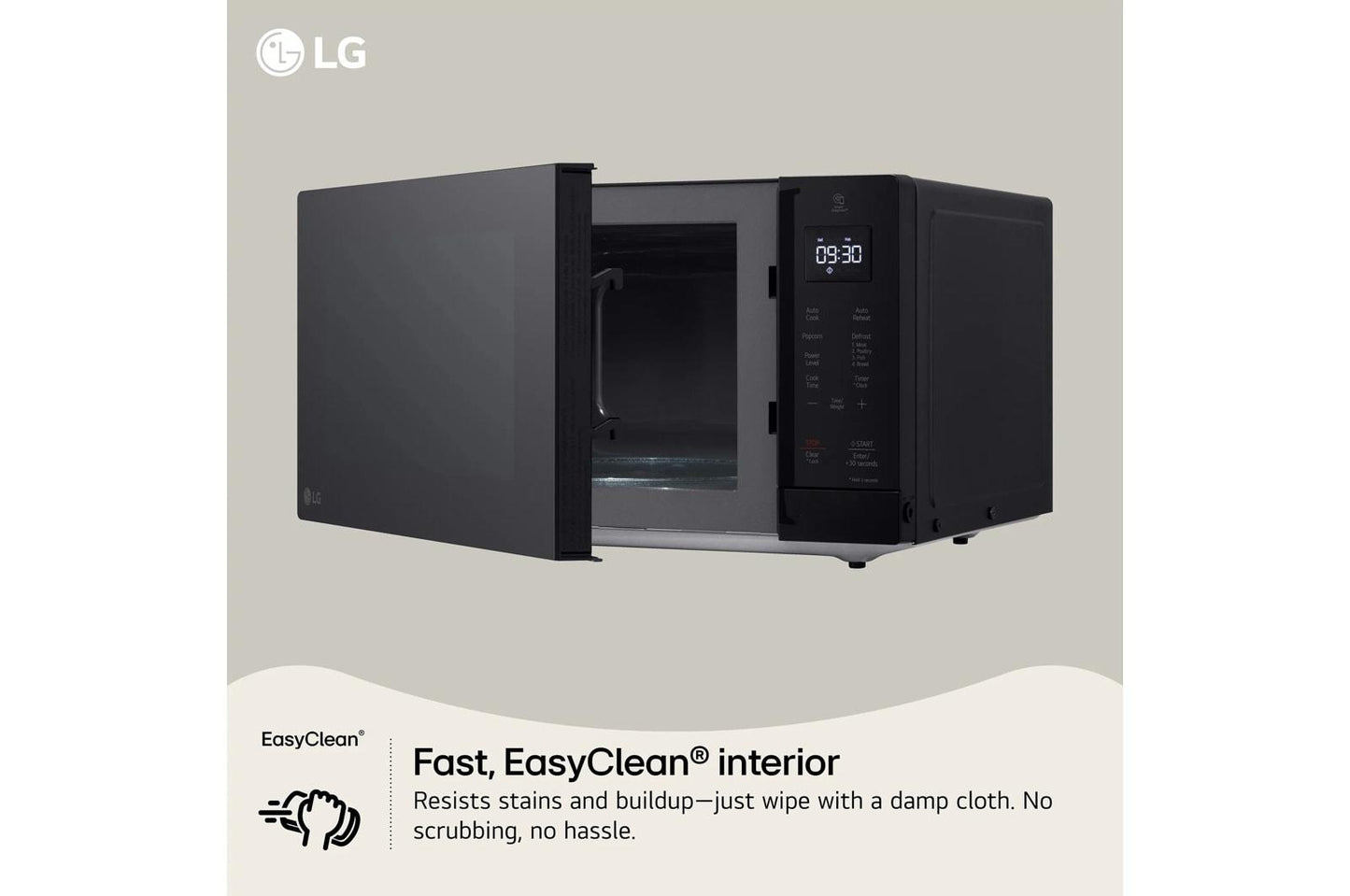Lg MVEL2034X 2.0 cu. ft. Wi-Fi Enabled Over-the-Range Microwave Oven with EasyClean®