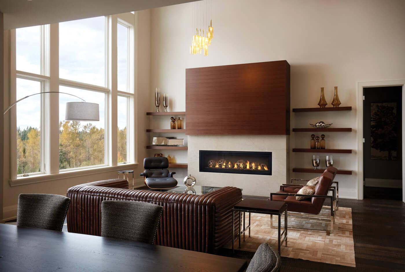 Napoleon Bbq LVX62NX1 Luxuria 62 Direct Vent Gas Fireplace