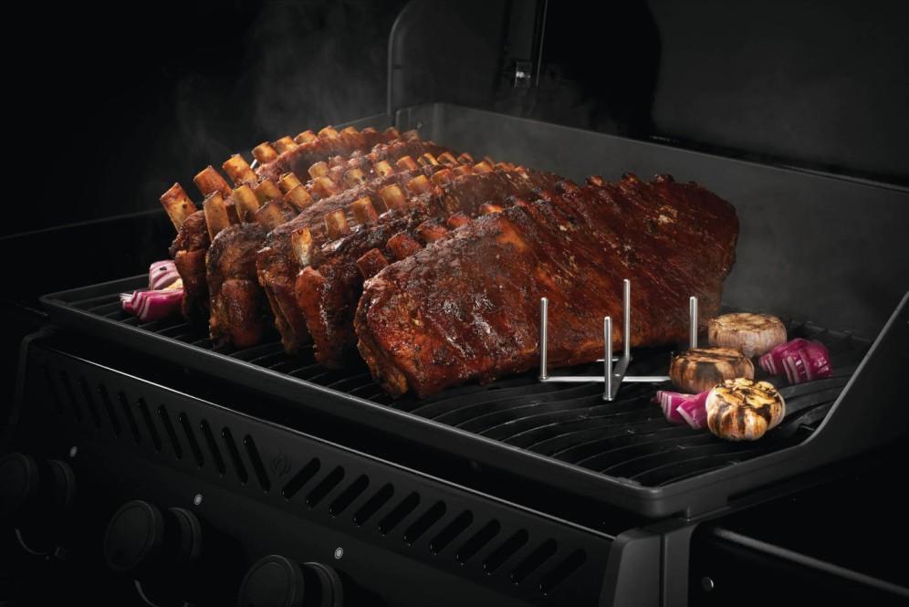 Napoleon Bbq 56012 Expandable Rib Holder Up to Six Racks of Ribs