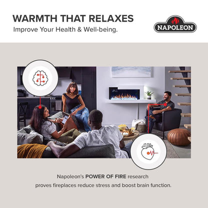 Napoleon Bbq NEFL50AB Astound 50 FlexMount Electric Fireplace