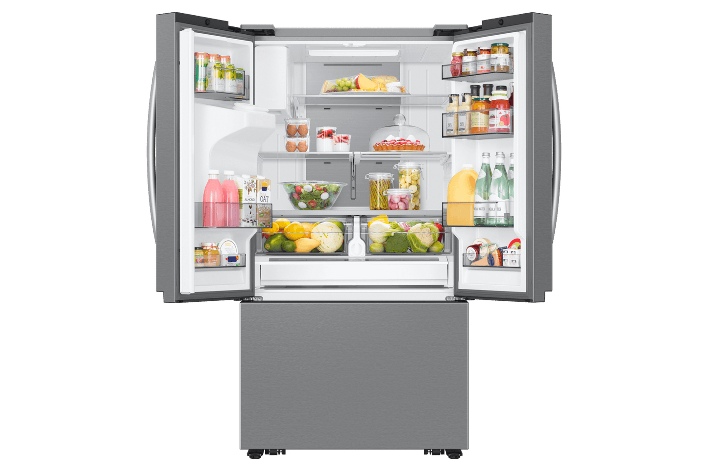 Samsung RF27CG5400SR Bespoke AI 3-Door French Door Mega Capacity  4 Types of Ice  26 cu.ft.