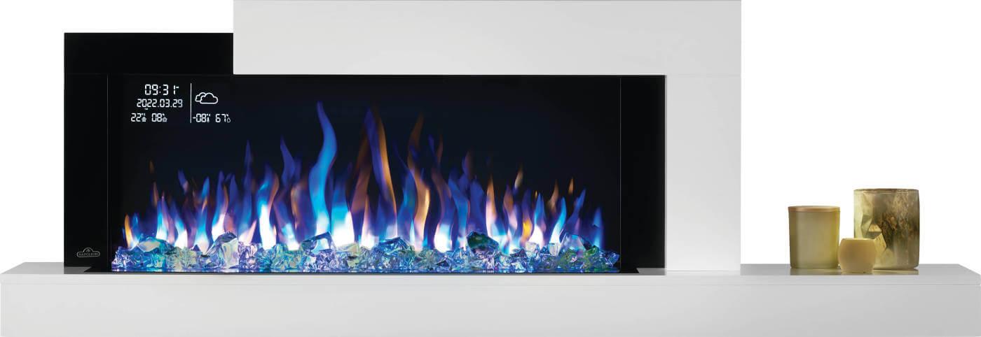 Napoleon Bbq NEFP325019WIOT Stylus Cara Elite Connected Wall Hanging Electric Fireplace