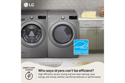Lg DLE3400V 7.4 cu. ft. Ultra Large Capacity Electric Dryer