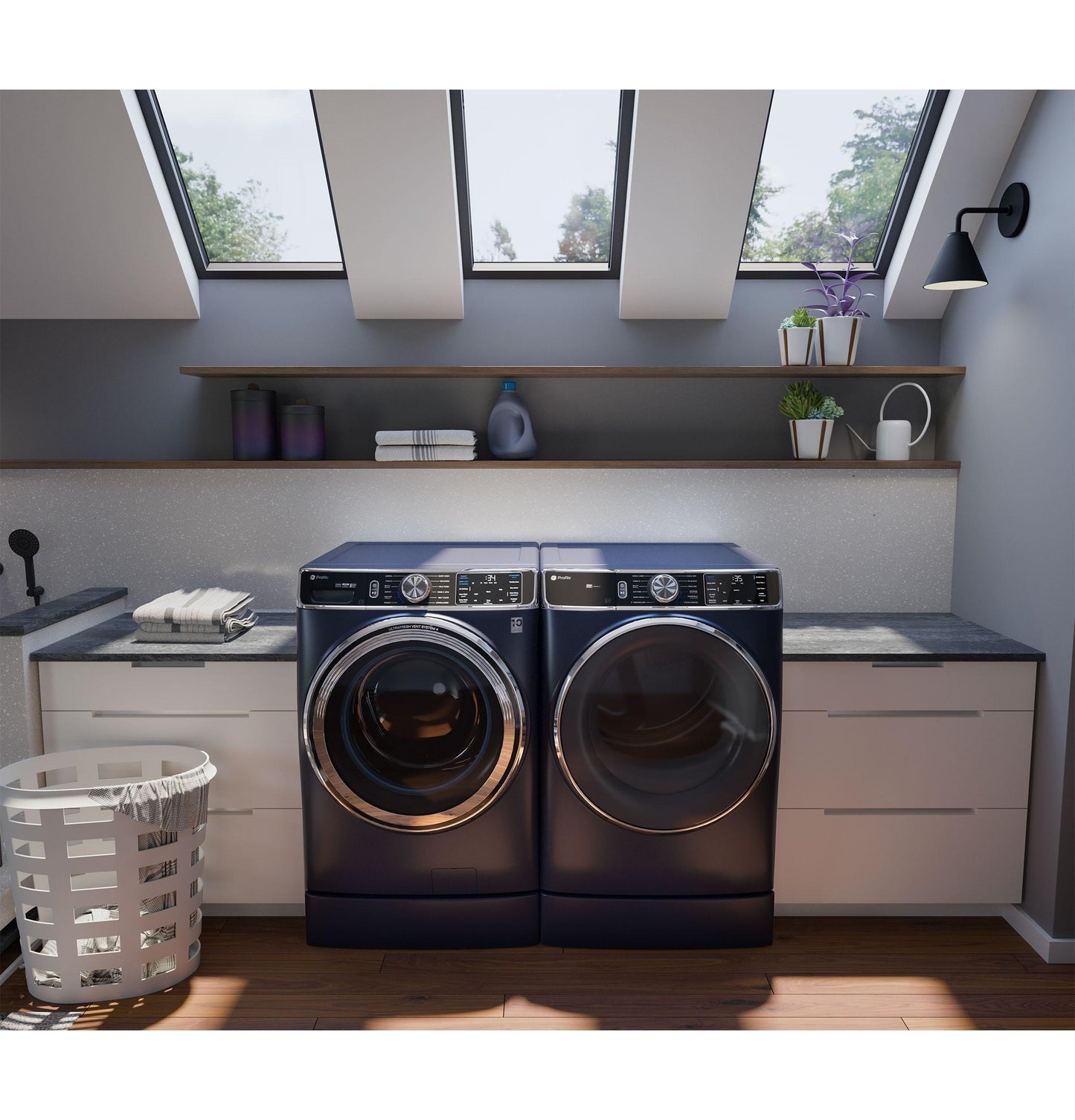 PFW870SPVRS GE Profile™ 5.3 cu. ft. Capacity Smart Front Load ENERGY STAR® Washer with UltraFresh™ Vent System+ with OdorBlock™