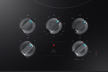 Samsung NZ36FG6432RK Electric Cooktop Illuminated Knobs  Wi-Fi  Rapid Boil