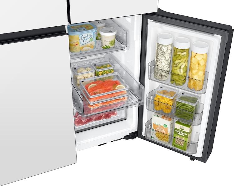 Samsung RF29DB960012 Bespoke 29 cu. ft. 4-Door Flex™ Refrigerator with Beverage Center™ & Customizable Door Panels in White Glass