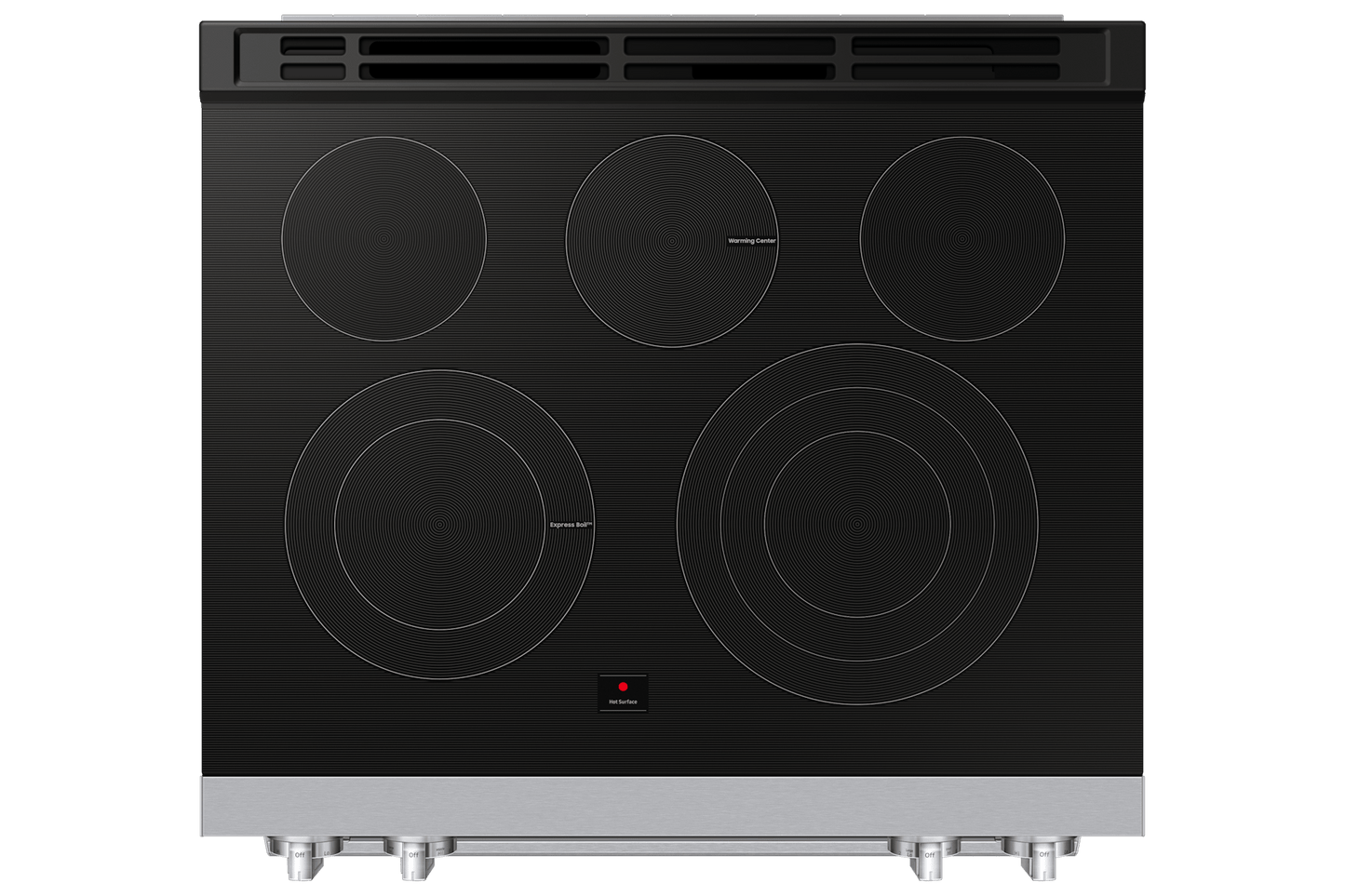 Samsung NSE90H63SR Bespoke Smart Slide-in Electric Range Pro Style Elite Design  Illuminated Knobs  Air Fry Max