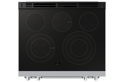 Samsung NSE90H63SR Bespoke Smart Slide-in Electric Range Pro Style Elite Design  Illuminated Knobs  Air Fry Max