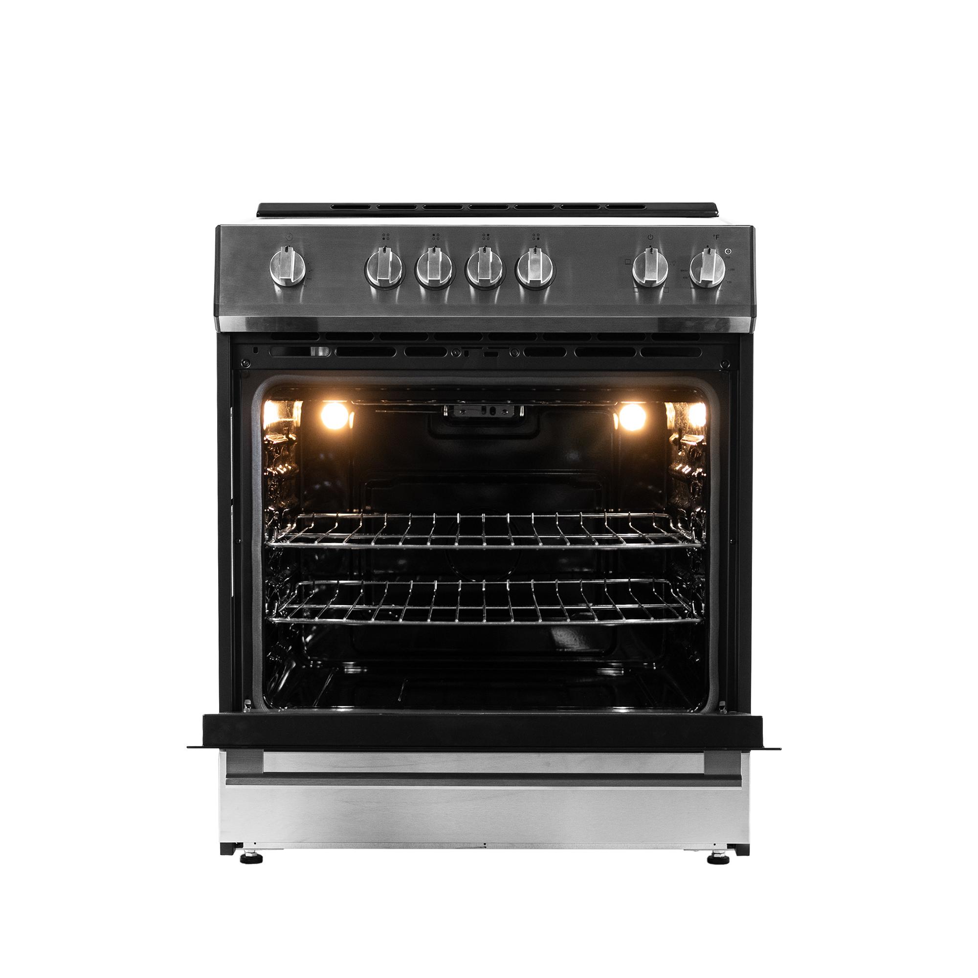 DRRM300BSS Danby 30 Slide in Smooth Top Electric Range with Knob Controls in Stainless Steel