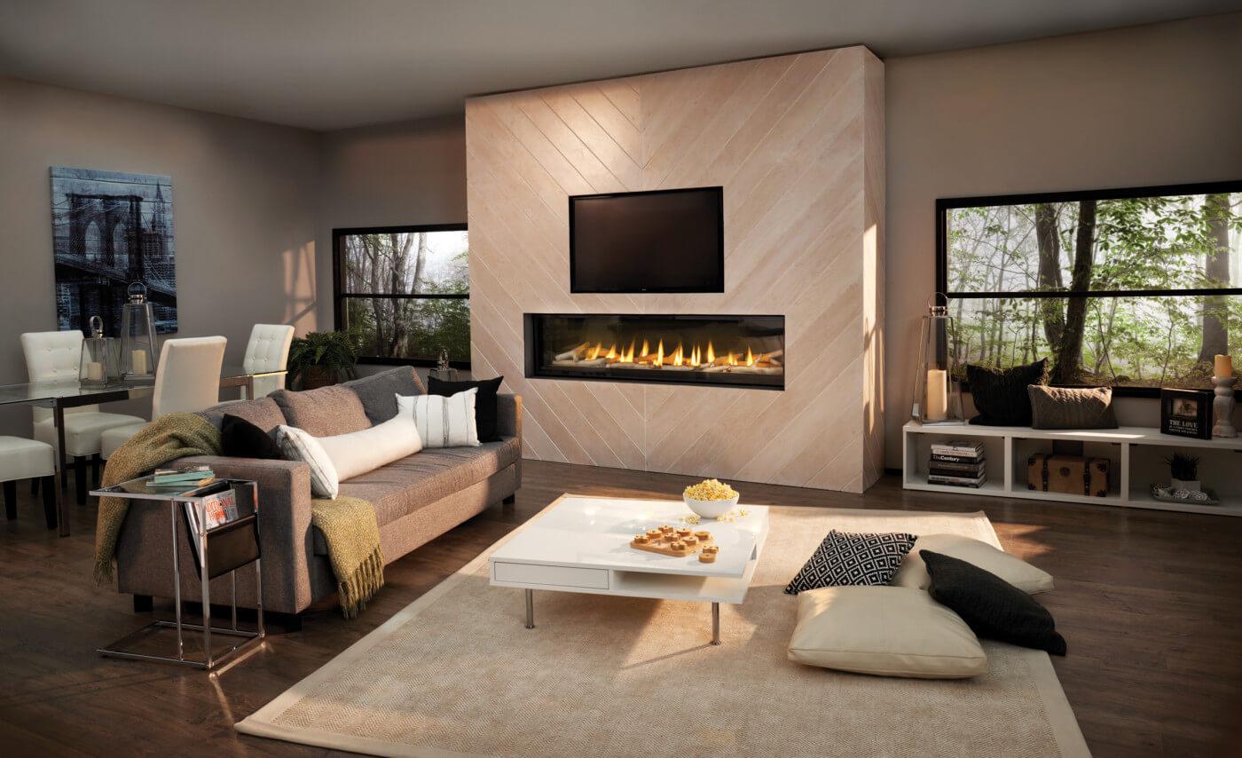 Napoleon Bbq LVX74NX1 Luxuria 74 Direct Vent Gas Fireplace
