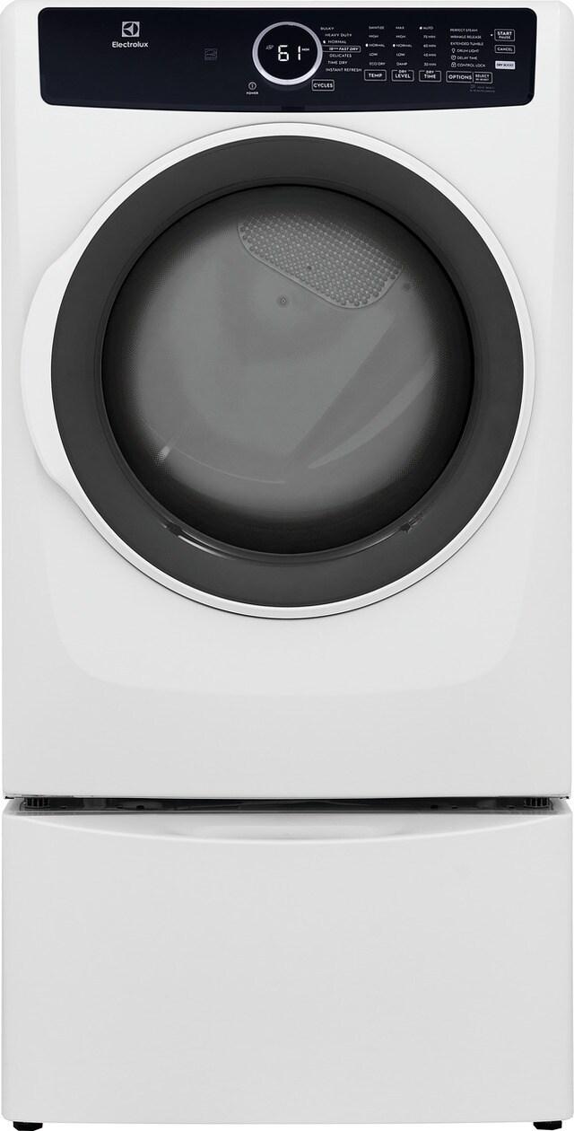 Electrolux ELFG7437AW Front Load Perfect Steam™ Gas Dryer with Instant Refresh - 8.0 Cu. Ft.