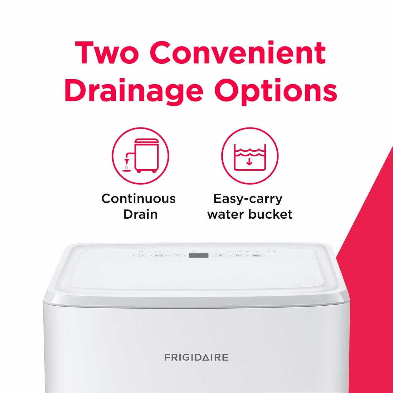 Frigidaire FHDD5034W1 50 Pint Dehumidifier with Wi-Fi (Energy Star)