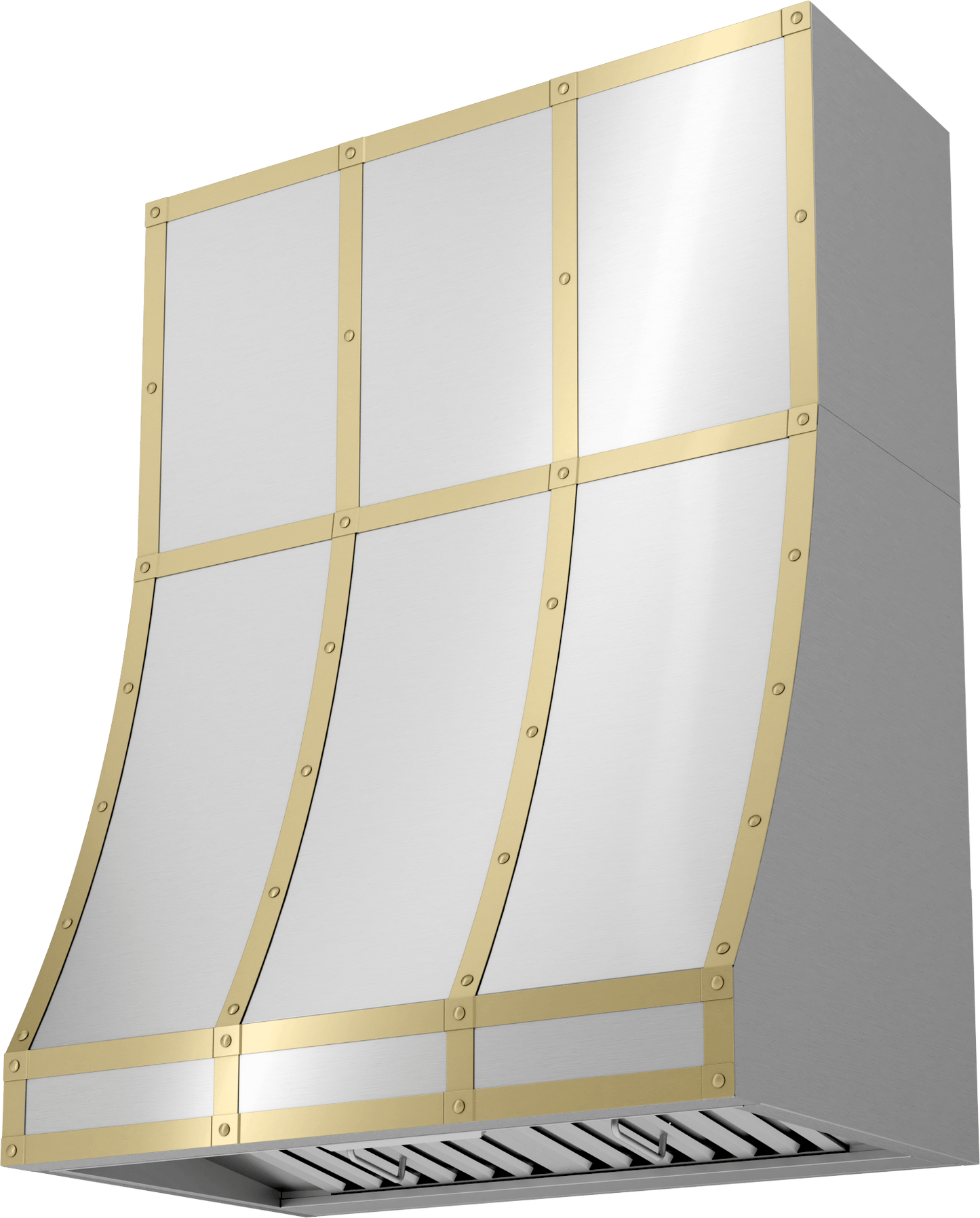 Zephyr BKDC13618ASG Duct Cover Banding Kit, 36in x 18in, Satin Gold