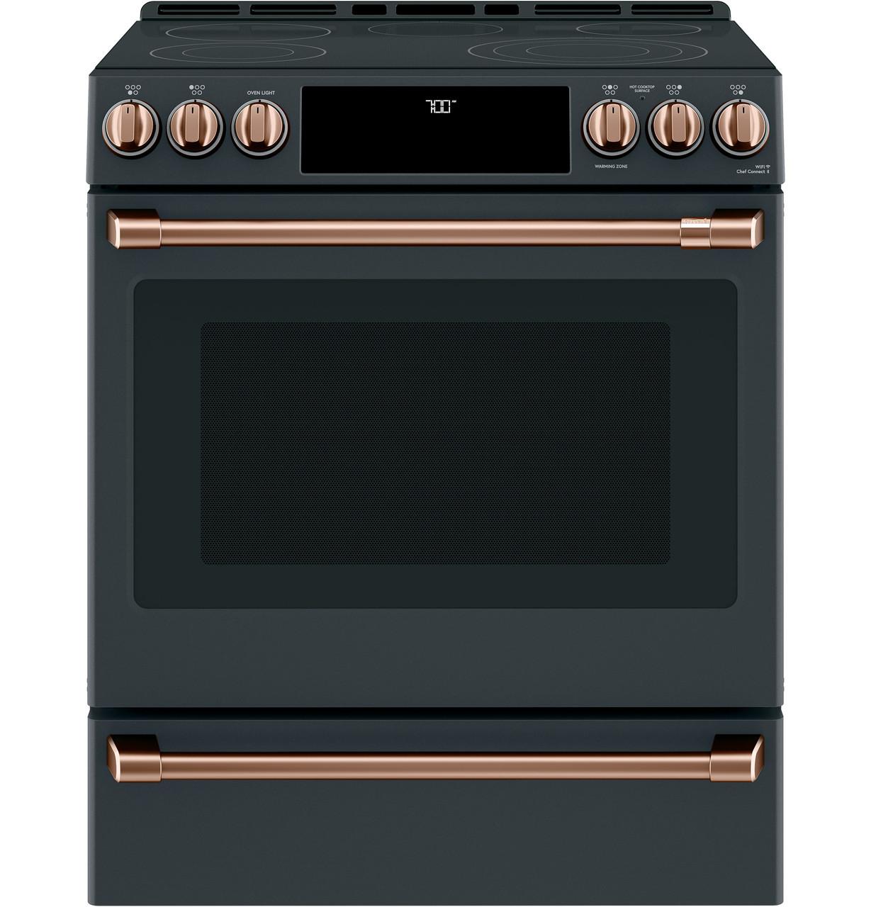 Cafe CXFCEHKPMCU CAF(EBACK)™ Front Control Electric Knobs and Handles - Brushed Copper