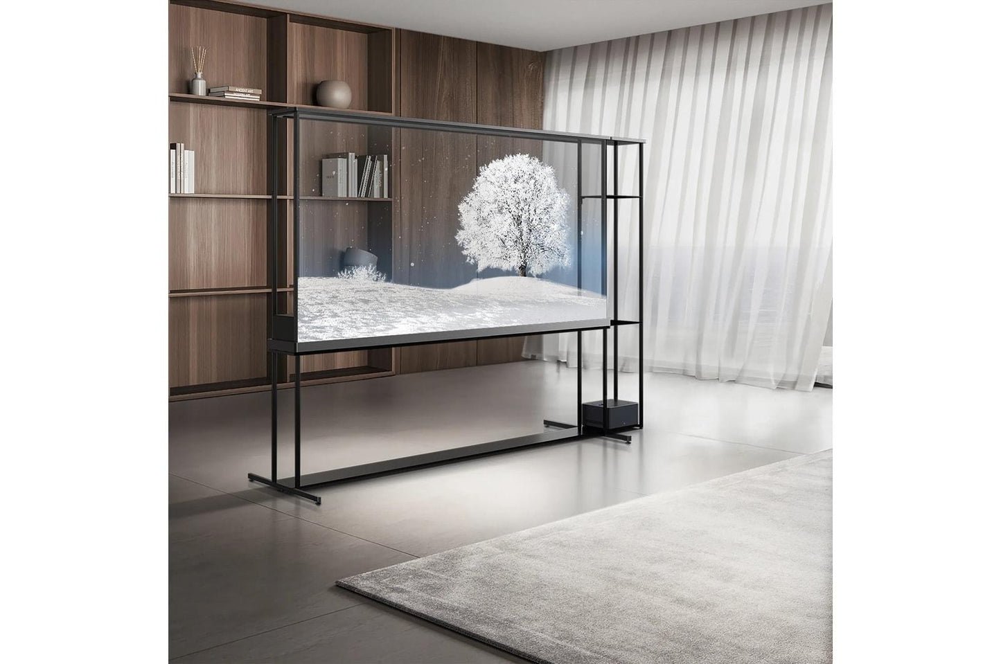 Lg OLED77T4PUA 77 Inch Class LG SIGNATURE OLED T: World's first Transparent 4K Smart TV 2024 with True Wireless Video & Audio Transfer
