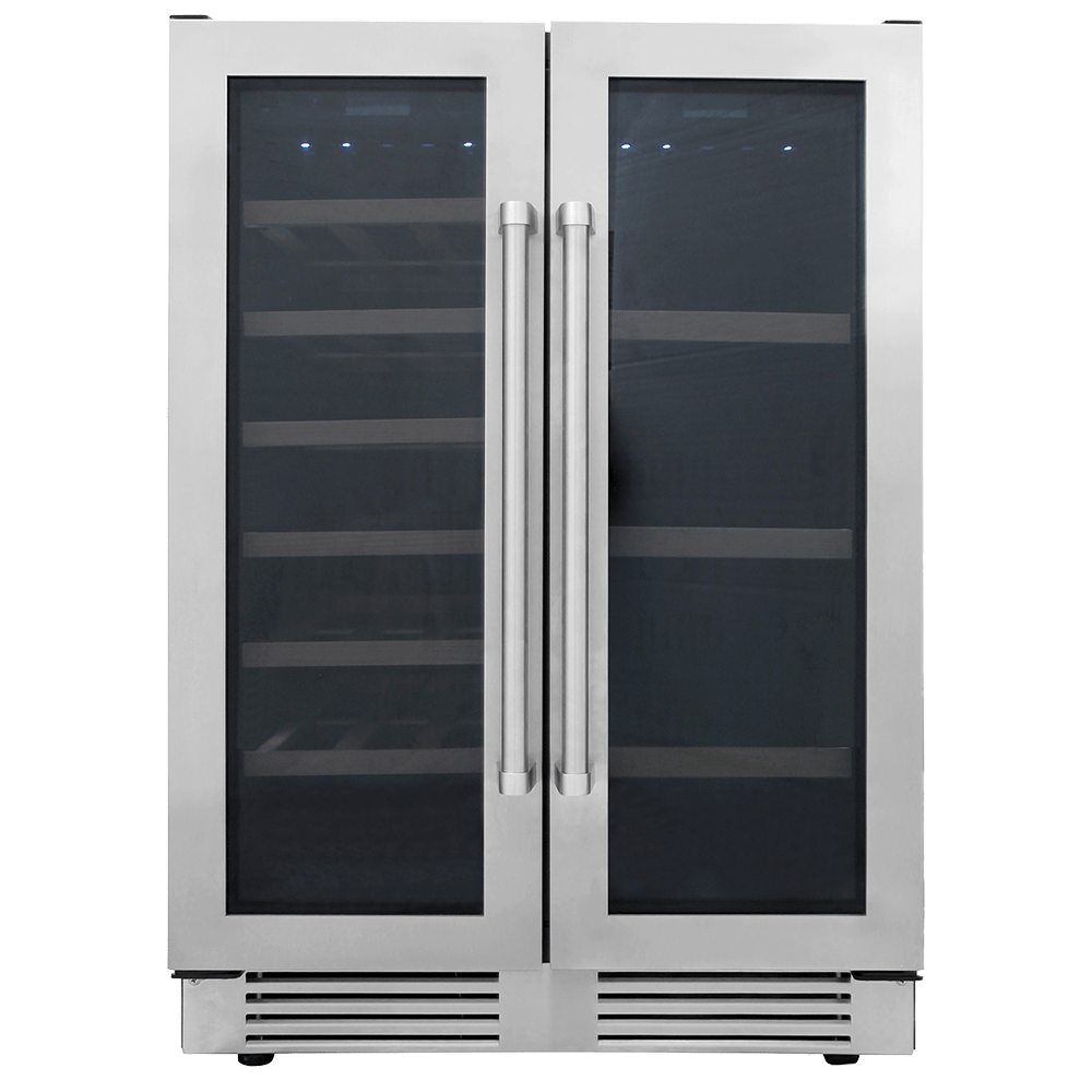 TBC2401DI Thor Kitchen 24-inch French Door Wine and Beverage Center - Model Tbc2401di