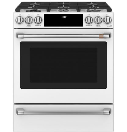 Cafe CXFCGHKPMSS CAF(EBACK)™ Front Control Gas Knobs and Handles - Brushed Stainless