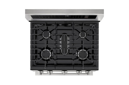 Lg LDGL6924Y 6.9 cu. ft. Smart Gas Double Oven Freestanding Range with ProBake Convection®, Air Fry & Air Sous Vide