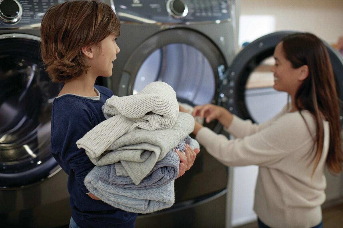Electrolux ELFE7637AT Front Load Perfect Steam™ Electric Dryer with Balanced Dry™ and Instant Refresh - 8.0 Cu. Ft.