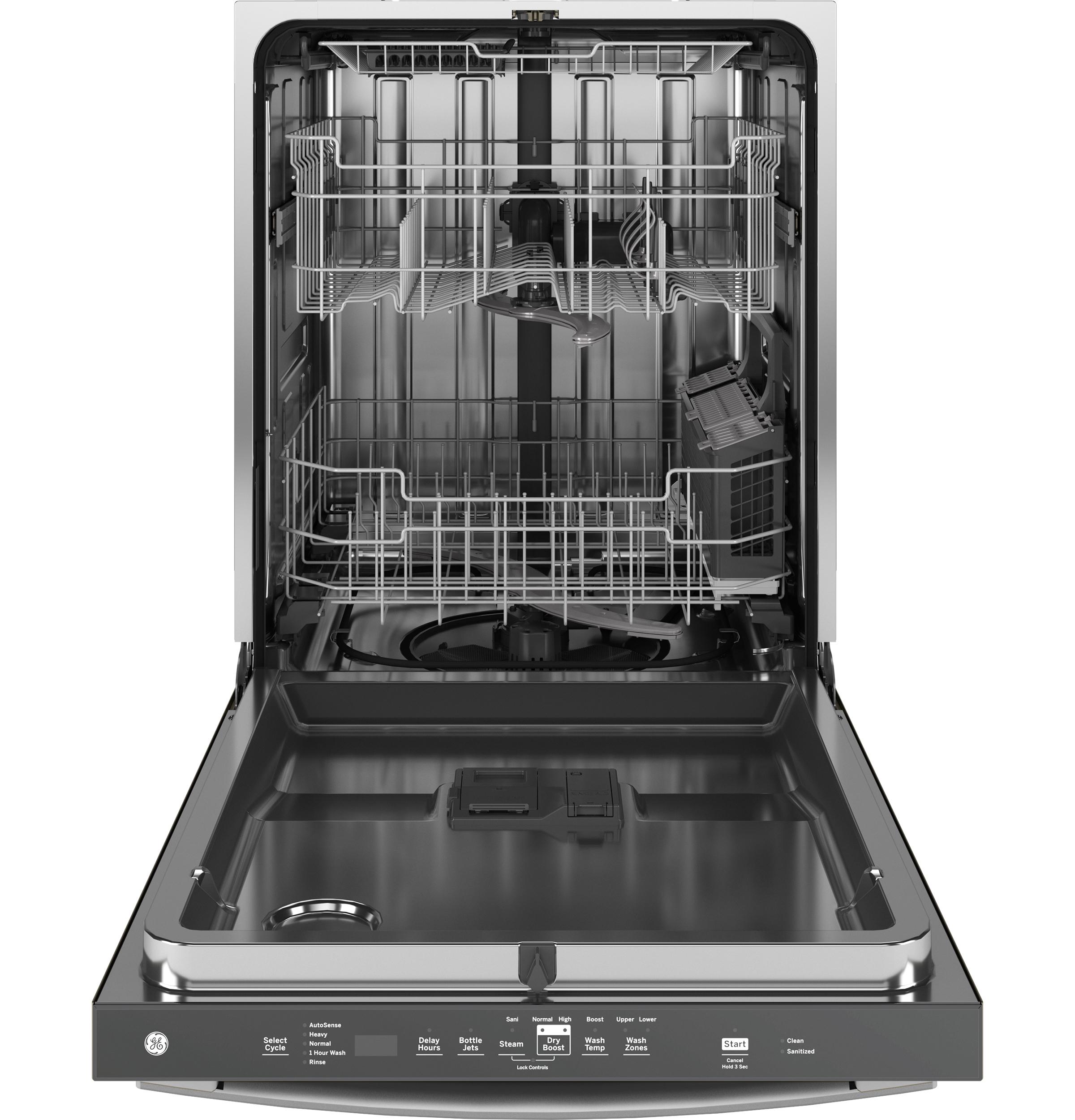 GDT670SYVFS GE® ENERGY STAR® Top Control with Stainless Steel Interior Dishwasher with Sanitize Cycle