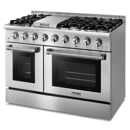 HRG4808ULP Thor Kitchen 48-inch Professional Liquid Propane Range - Hrg4808ulp