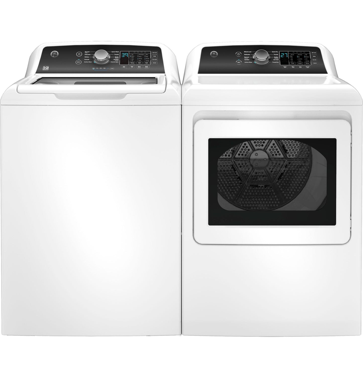 GTD58GBSVWS GE® 7.4 cu. ft. Capacity Gas Dryer with Up To 120 ft. Venting and Sensor Dry