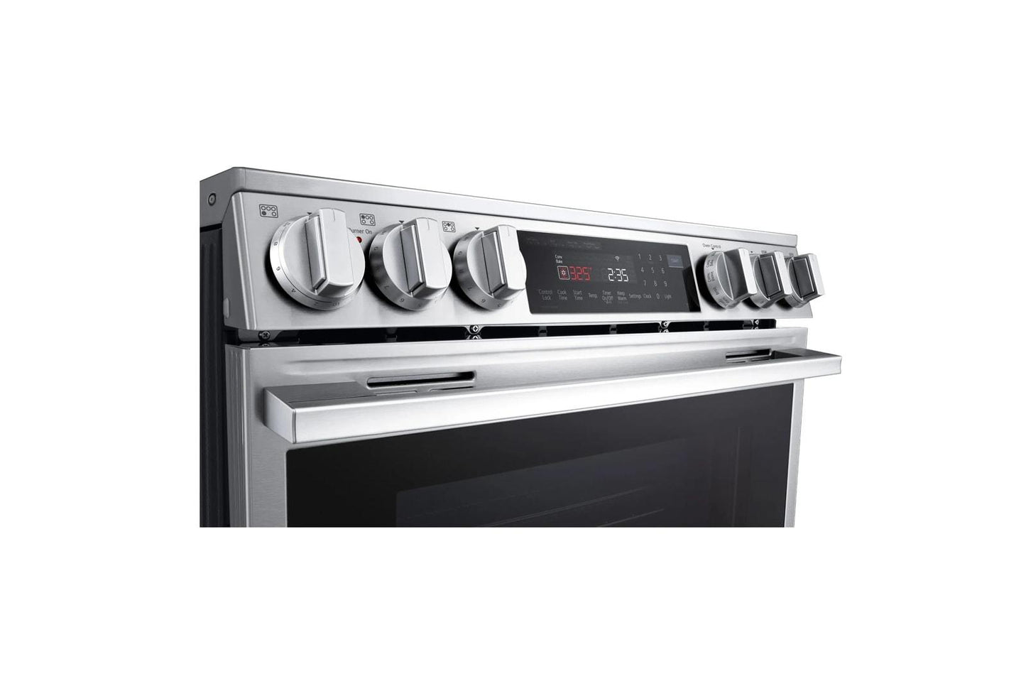 Lg LSEL6335XE 6.3 cu. ft. Smart Electric Slide-in Range with InstaView®, ProBake Convection®, and Air Fry