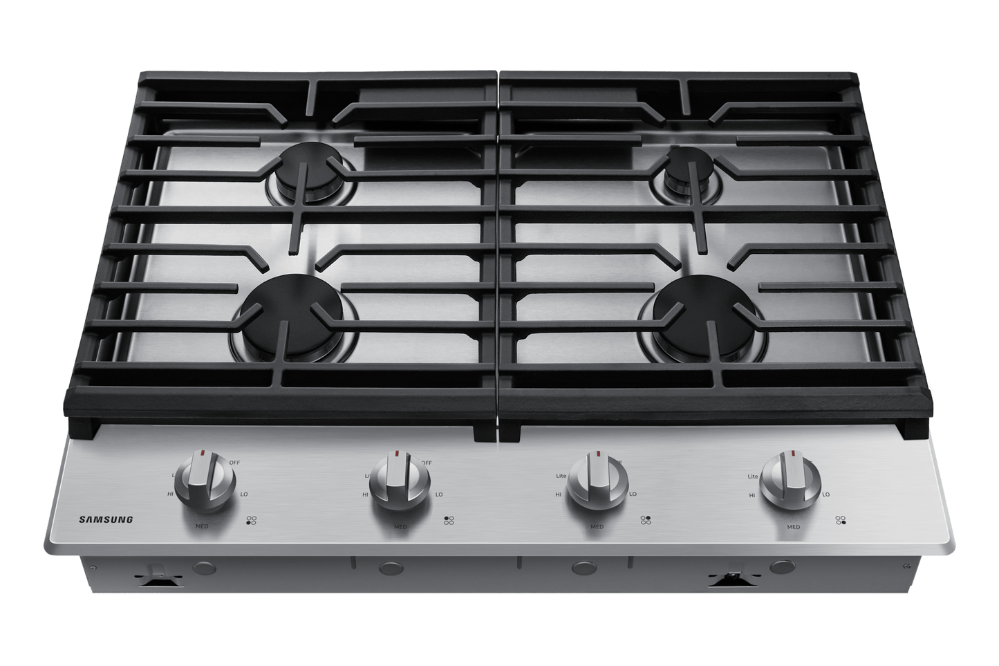 Samsung NA30R5310FS Gas Cooktop Cast Iron Grates  17K BTU Power Burner  30" Width