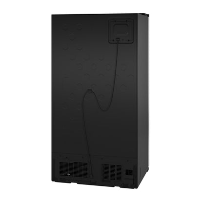 GZS24PYYFS GE® 23.5 Cu. Ft. Counter-Depth Side-By-Side Refrigerator with LED Light Walls and Extra Tall Dispenser