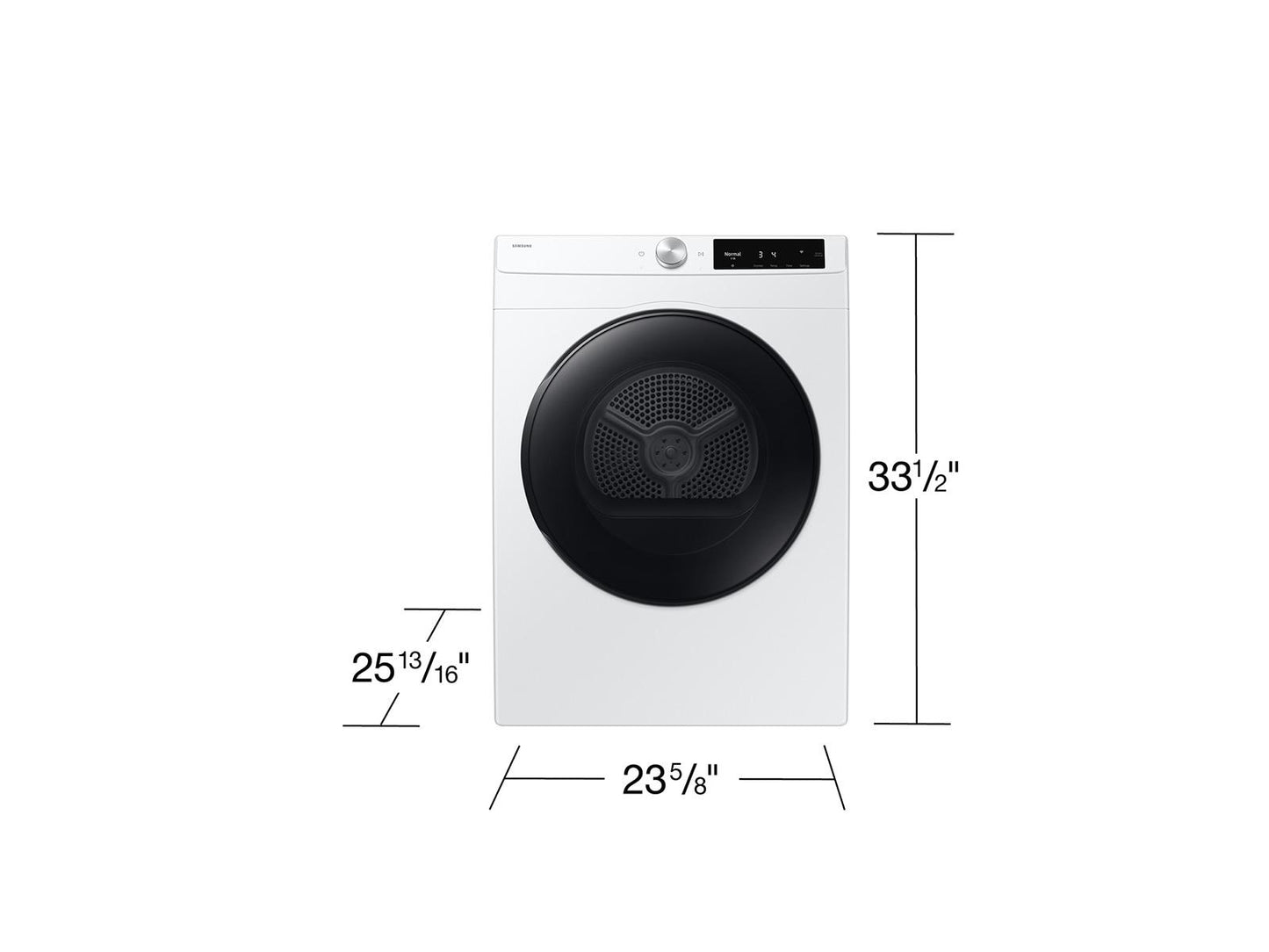 Samsung DV25FG60BVBEA2 Compact Electric Dryer 4.0 cu. ft. Wi-Fi Connectivity Sensor Dry