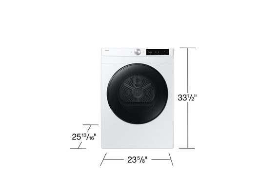 Samsung DV25FG60BVBEA2 Compact Electric Dryer 4.0 cu. ft. Wi-Fi Connectivity Sensor Dry